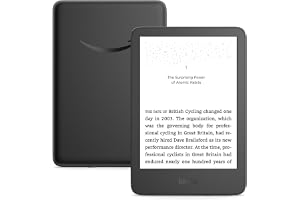 Amazon Kindle (16 GB) - Lightest and most compact Kindle, with glare-free display, faster page turns, adjustable front light, and long battery life - Black