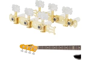 YHIJSR 2 Pezzi Piroli Accordatura per Chitarra Perno di accordatura per Corde di Chitarra Classica 3L + 3R Perno di Accordatura per Corde di Chitarra Tuning Pegs Teste della Macchina per Chitarra