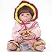 Produktbild SHTWAD Soft Simulation Reborn Baby-Puppe Silikon Immobilien Leben MöGen Magnet Mund Stock Props Vorschul Spielzeug 21.6 Zoll