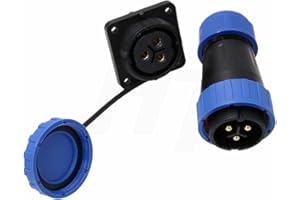 Hangton ty28 3 Broches 45A connecteur étanche à l'eau et à la poussière mâle Femelle câble Prise vis sertissage sans Soudure déconnexion Rapide périphérique d'alimentation