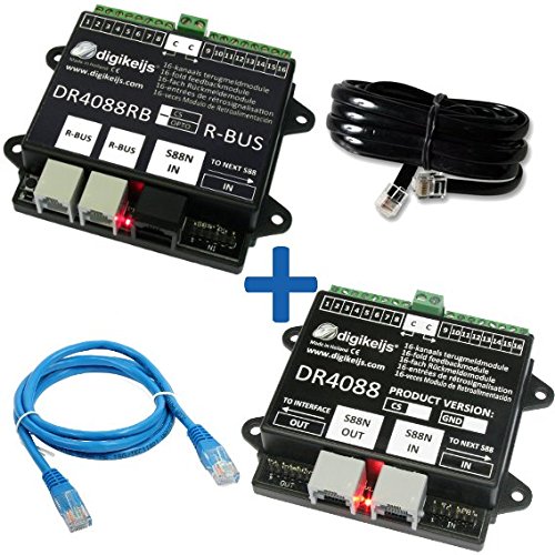 Preisvergleich Produktbild Digikeijs DR4088RB-CS Complete Starter Set with 32 Feedback Occupancy Points