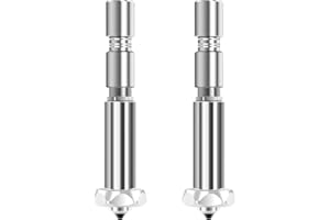HIKUDIY 2 Stück 0,4mm Düsen für Kobra 3 Max – Schnellwechsel-Düsen aus gehärtetem Stahl mit integriertem Hochgeschwindigkeits-Halsrohr für 3D-Drucker Anycubic Kobra 3 Max