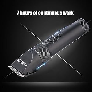 Woolala Professional Cordless Rechargeable Hair clippers for Adults and Kids Sound-off Hair Clips Set with 4 Combs Guide - Image 4