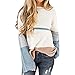 Produktbild Sweatshirt MEIbax Damen Streifen Printed Langarm Fashion T-Shirt Tops Mantel Strickjacke Wollpullover Oversize Kaschmir Pullover