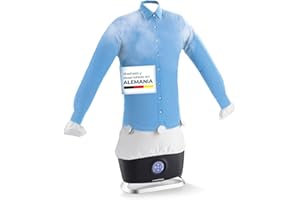 CLEANmaxx Plancha automática para camisas Pro Steam, con función de vapor y pantalla táctil, dispositivo de planchado para camisas y blusas, reduce los olores, desinfecta, alisa, seca y refresca