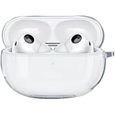 Forzacase Huawei FreeBuds Pro 5 ile uyumlu Şeffaf Anahtar Askılıklı Bluetooth Kulaklık Kılıfı - FC927