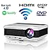 Produktbild Ai LIFE 6600 Lumen HD LED-Heimkinoprojektor mit WiFi Bluetooth 1080P Unterstützung Wireless HDMI Digital Multimedia Indoor Outdoor LCD-Videoprojektor