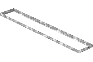 Fenau | Cadre pour caillebotis (en acier) - Dimensions : 200 x 1250 x 33 mm - pour grilles d’une hauteur de 30 mm - (pour caillebotis: 190 x 1240 x 30 mm)