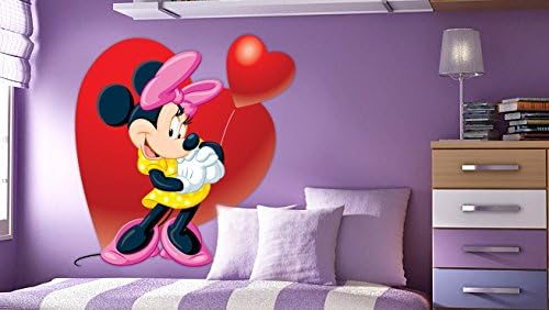 Minnie Mouse Wall Stickers Decor Decal Art For Kids Bedroom Nursery