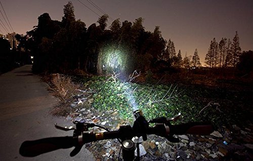 Fahrrad Vorderes Licht, OUTOWIN 300 Lumen LED Fahrradlicht USB Wiederaufladbare Fahrradlampe Scheinwerfer (3 Licht-modi/Breit Strahl Winkel) - 8