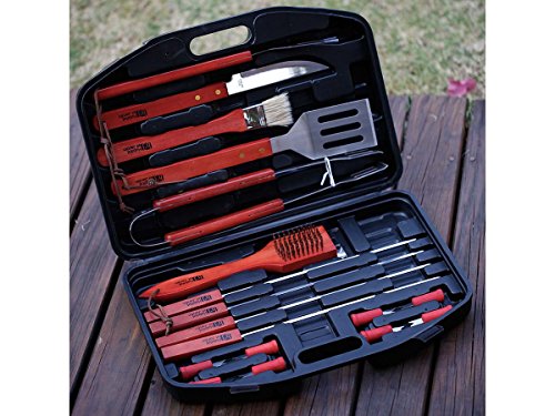 Preisvergleich Produktbild Grillzubehör Barbuc 3 - 18 Stück - rot / schwarz