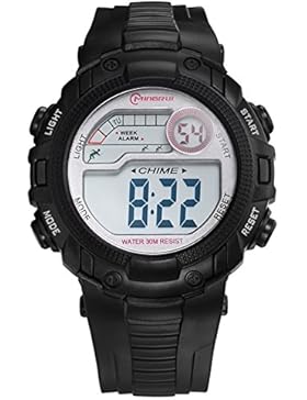 Kinderuhren/Mädchen wasserdichte digitale digitale Sportuhr/ vielseitig mit Alarm Digitaluhr-G