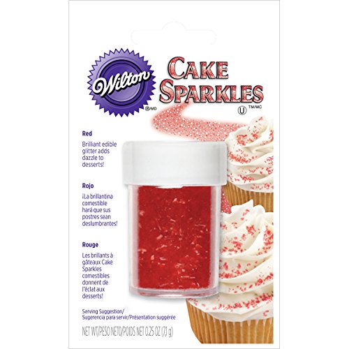 Preisvergleich Produktbild Cake Sparkles .25oz-Red