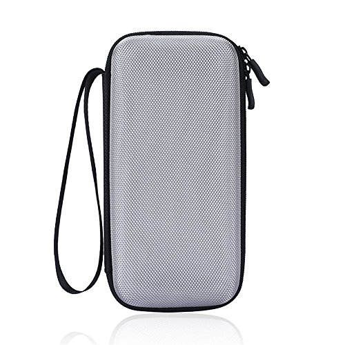 For Graphing Calculator Texas Instruments TI-84 / Plus CE Portable Hard Carrying Case Travel Bag Protective Pouch Box -Extra Room for Pen and Accessories (Gray)
