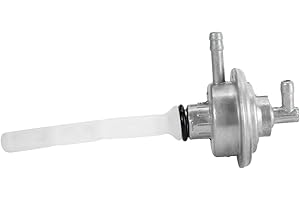 BISOMO Robinet d'essence sous pression 15 mm pour scooter Piaggio, Aprilia, Peugeot, Kymco, Malaguti, Vespa, MBK, SYM