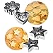 Produktbild Wokee EdelstahlKeksschneider Set mit 1 Set Edelstahl Kuchen Keks Ausstecher Form DIY Backen Gebäck Werkzeug Biskuitschneider, Tastatur Plätzchen-Form, Kuchenring