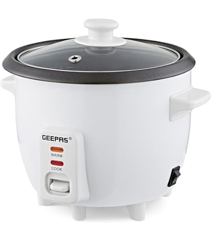 Bear Cuociriso 3,5 tazze (non cotte) con Vaporiera,Rice Cooker Mini