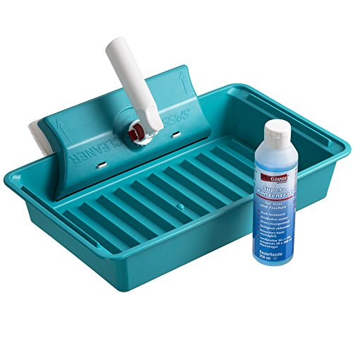 Preisvergleich Produktbild Speedcleaner® 3in1 Fensterwischer Set "Profi 25 cm" / Fensterwischer / Fensterreinigung / Fensterreinigungsset / streifenfreier Durchblick / Hochwertige Gummilippe / Auch für Wintergärten, Solar & Photovoltaik-Reinigung