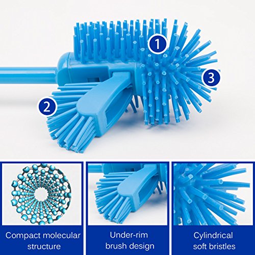 MR. SIGA Soft Bristle Toilet Brush with Holder by MR. SIGA - 5