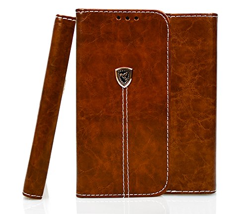 Galaxy A7 2017 Case, Samsung A720 Leather Case, Samsung Galaxy A7 2017 Wallet Case, BONROY Premium Samsung Galaxy A7 (2017) A720 Case Vintage Peace Pigeon Pattern PU Leather Flip Stand Wallet Cover With Cash / Card Slots Protective Case for Samsung Galaxy A7 (2017) A720 - Light Brown