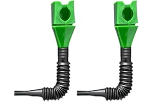 Yiokii Entonnoir flexible avec fermoir en plastique, entonnoir universel pour remplissage d'huile et d'essence