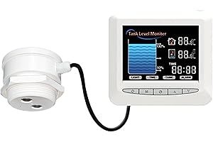 EPTTECH Intelligent TLC 2101 - Monitor per serbatoio liquido ad ultrasuoni, 15 m, controllo del livello dell'acqua, rilevamento continuo in tempo reale dell'indicatore del livello del liquido