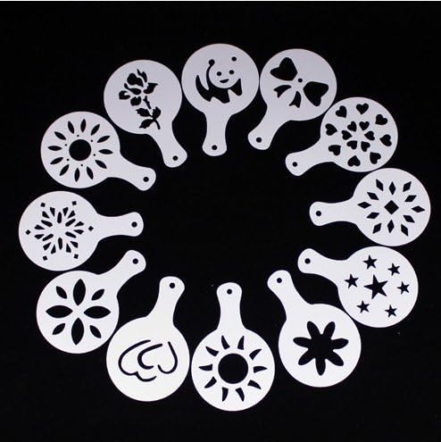 Fancy coffee printing model(12PC)