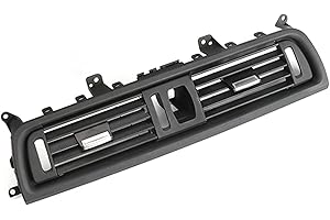 VACANON Front Air Grille, AC Air Vent Replacement Middle Center Console Air Vent Compatible with BMW 5 Series F10 F18 520 523 525 528 530 535 550 2010-2016