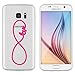 Produktbild Samsung Galaxy S7 Hülle von licaso® aus TPU schützt Dein S7 5,1" Love Infinity Liebe Unendlichkeit Heart Muster Schutz-Hülle Cover Case transparent klare Schutzhülle galaxyS7 Tasche Silikon Style (Samsung Galaxy S7, Love Infinity)