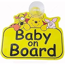 CVANU Kids Sticker Baby On Board Sleeping Child/Baby Vehicle Decal...