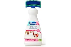 REYON Carpet Stain Remover with Cleaning Brush 650ml - Oxy-Powered Pet Odour Neutraliser for Mud & Food Stains - Fast-Acting Formula for Carpets & Upholstery