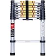 Aardwolf Quickfit 8.5 FT / 2.6 M 9 Step | Aluminum Folding Telescopic Ladder | 150kg Max Capacity | Ladder for Home or Outdoor Work