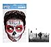 Produktbild Day of the Dead Red Zombie Weiblich Single Karte Partei Gesichtsmasken (Maske) Enthält 6X4 (15X10Cm) starfoto