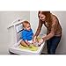 Rubbermaid Commercial PLAT Horizontal Baby Changing Station - Light Platinum