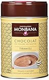 Monbana Schokoladenpulver Tiramisu 250g Dose (32 prozent Kakao), 1er Pack (1 x 250 g)