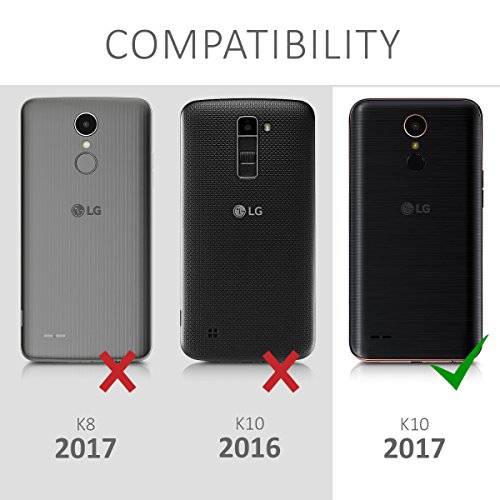 kwmobile HÃ¼lle fÃ¼r LG K10 (2017) - TPU Silikon Backcover Case Handy SchutzhÃ¼lle - Cover klar Indische Sonne Design Blau Pink Transparent