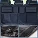 Produktbild FANCYLEO Kofferraum-Organisator, Kofferraum-Organisator Einstellbare Multi-Mesh-Tasche Rücksitz Storage Organizers, für mehr Kofferraum, Secure Car Organizer mit verstellbaren Trägern mit Aufbewahru Black
