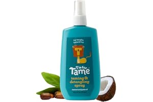 T is for Tame Detangler - Leave-In Hair Spray för barn och spädbarn. Hjälper till att tämja frissigt, statiskt och flygigt hår samtidigt som det reder ut tovor. Passar alla hårtyper. 125 mL