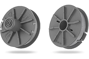 Viilich 2 Stück Ersatzfadenspule Für Gardena 5307-20,Nylon Rasentrimmer-Ersatzfadenspule,Ersatzspule passend für Rasentrimmer Art 8846 8847 Rasentrimmerspulen Rasentrimmerfaden