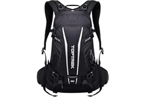 toptrek Fahrradrucksack Wasserdicht 20L,Ultraleicht Rucksack für Damen & Herren,Fahrrad Rucksack mit Regenschutz und Helmabdeckung,Rucksäcke Mountainike MTB