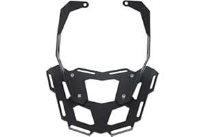 YIEBA Soporte de Extensión para Equipaje Trasero de Motocicleta para Motocicleta Africa Twin CRF1100L 2019-2021 Negro