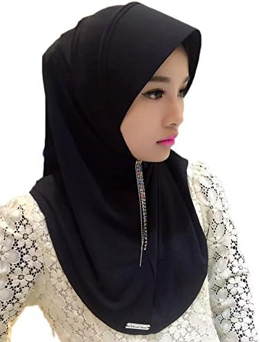 ShenLiNan Women Solid Muslim Cap Hijab Scarf Islamic Cover Head Scarf