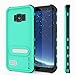 Produktbild punkcase Galaxy S8 sowie Wasserdichte Kickstud Fallserien Slim Fit Ip68 stoßfest Snowproof Rüstung Cover W/im Ständer Screen Protector für Samsung Galaxy S8 Teal gebaut