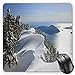 Produktbild BGLKCS Winter Mauspads Mouse Pad, Pacific Ocean Meets the Mountains Vancouver British Columbia Canada, Standard Size Rectangle Non-Slip Rubber Mousepad, White Olive Green Blue