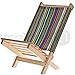 Produktbild matches21 Klappstuhl Strandstuhl mit Stoff Rückenlehne zusammenklappbar Holz Bausatz für Kinder und Erwachsene