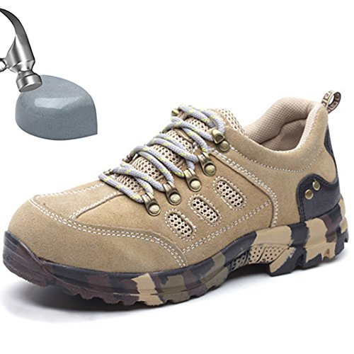 Preisvergleich Produktbild SUADEEX Damen Herren Arbeitsschuhe Stahlkappe Sicherheitsschuhe Sportlich Trekking Wanderhalbschuhe Hiking Schuhe Traillaufschuhe