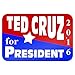 Produktbild Graphics and More 22,9 x 15,2 cm, "Ted Cruz für President 2016 – Republikanische Partei Metall Schild