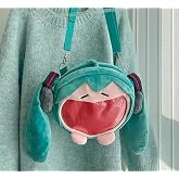 Anime Hatsune Miku Sakura S Versiyonu Kawaii Peluş Omuz &Ccedil;antası