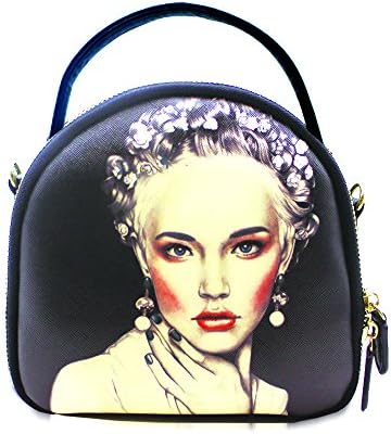 Shaveh PU Leather Single shoulder Camera Bag Case with adjustable Shoulder Strap for Fujifilm Instax Mini 7s, Mini 8, Mini 9,Mini 25,Mini 70,Mini 90 Instant Cameras and Polaroid Instant Camera (Lady)