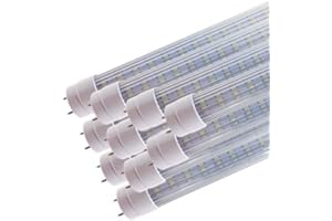 Tube Néon LED 120cm T8 20W (Pack de 10) - Blanc Neutre 4000K - 5500K - SILAMP
